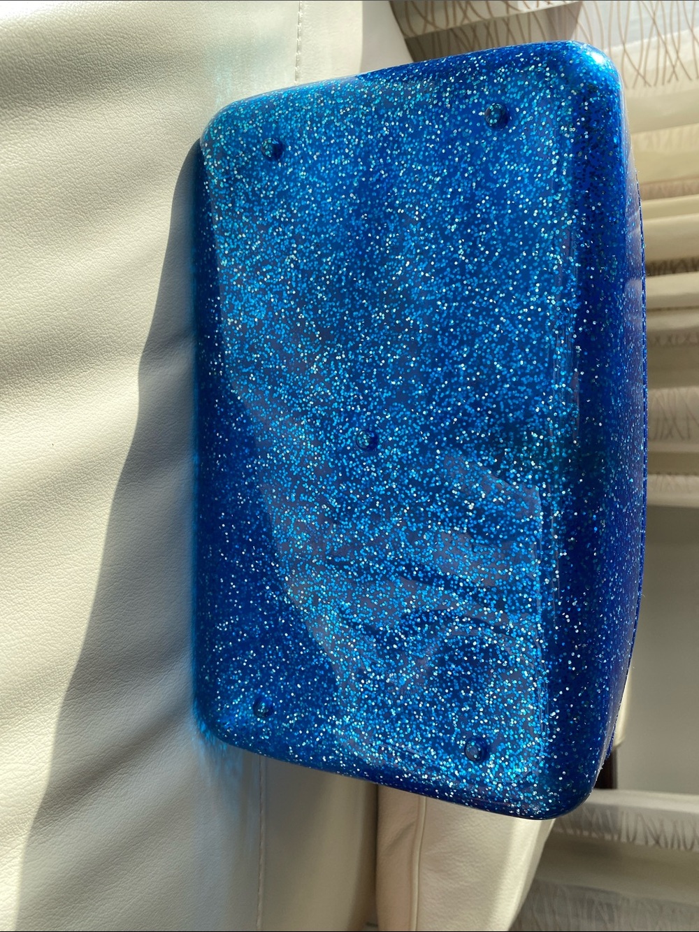 ๐ Host Pick๐ Furla Blue Glitter Candy bag - read description - Picture 10 of 17
